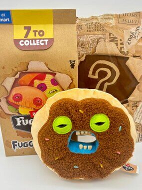 Fuggler Fuggalicious DONUT Funny Ugly Monster 9" Collectible Stuffed Plush Toy
